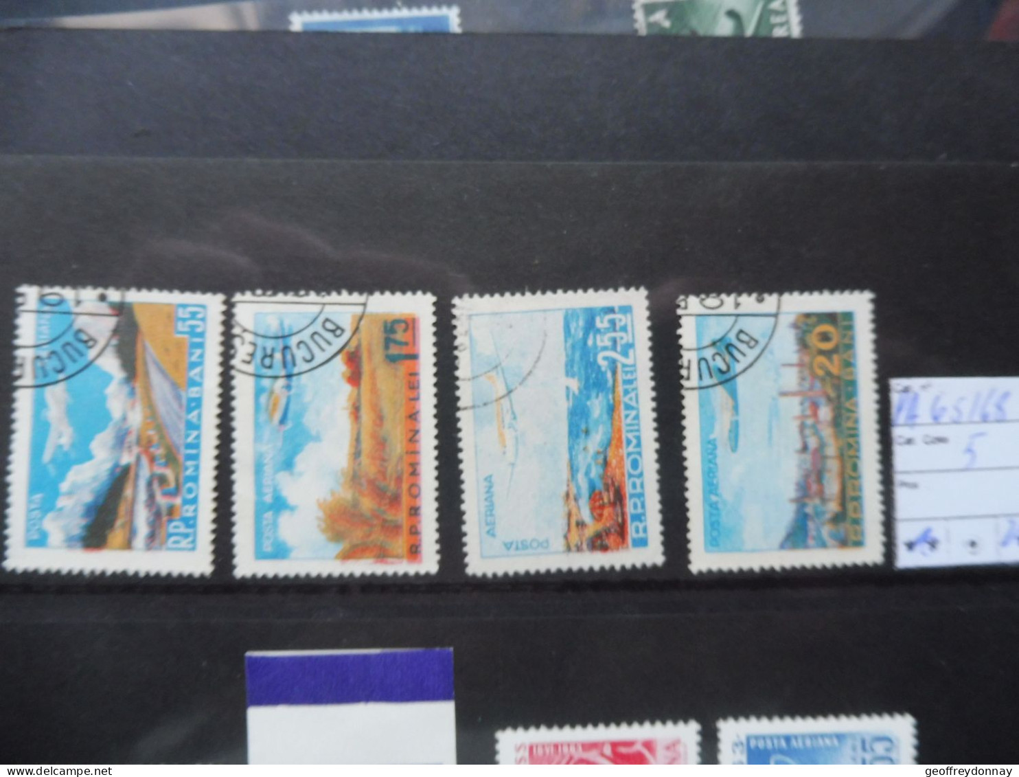 Roumanie Romana Romina 65/68 Pa PA Aero Poste Aerienne Used Gestempelt Oblitéré  Parfait Perfect - Used Stamps