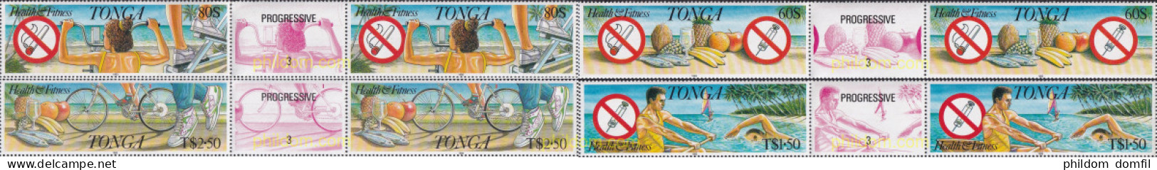 694436 MNH TONGA 1993 SALUD Y FORMA FISICA - Tonga (1970-...)