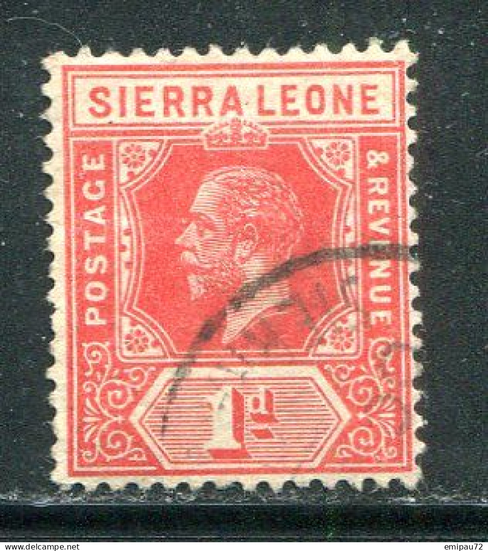 SIERRA LEONE- Y&T N°90- Oblitéré - Sierra Leone (...-1960)