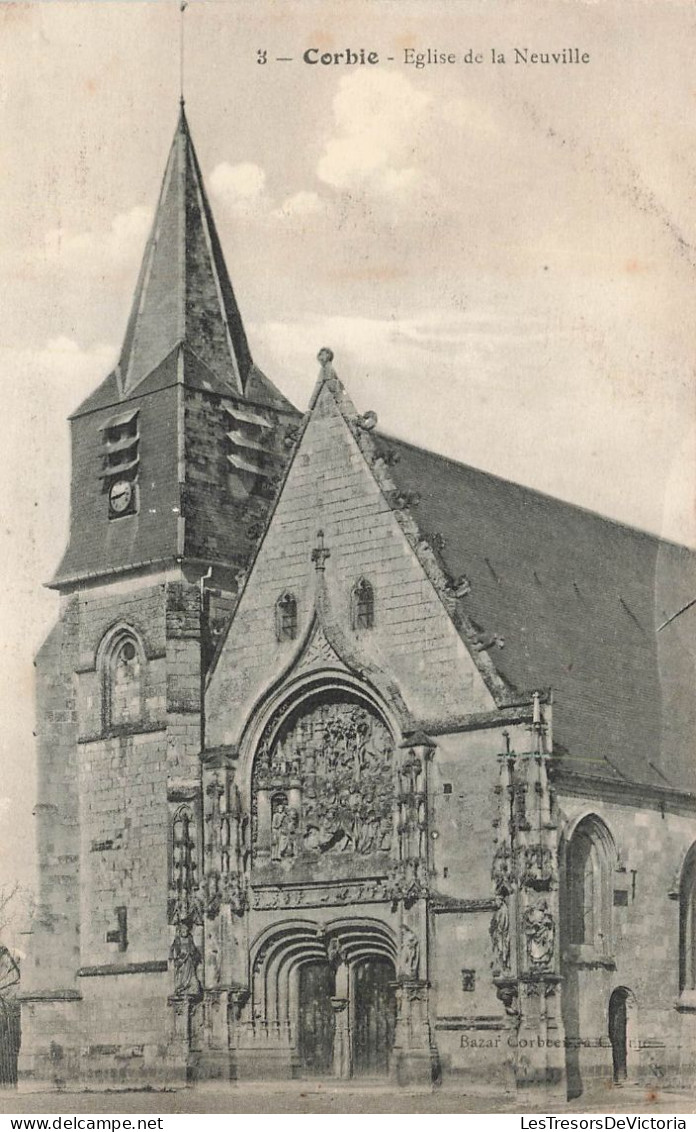 FRANCE - Corbie - Eglise De La Neuville - Carte Postale Ancienne - Corbie