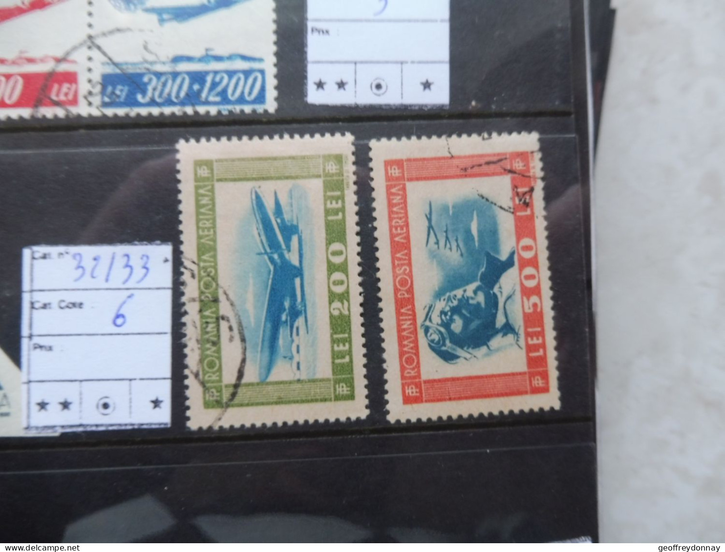 Roumanie Romana Romina 34/35 Pa PA Aero Poste Aerienne Used Gestempelt Oblitéré  Parfait Perfect - Used Stamps