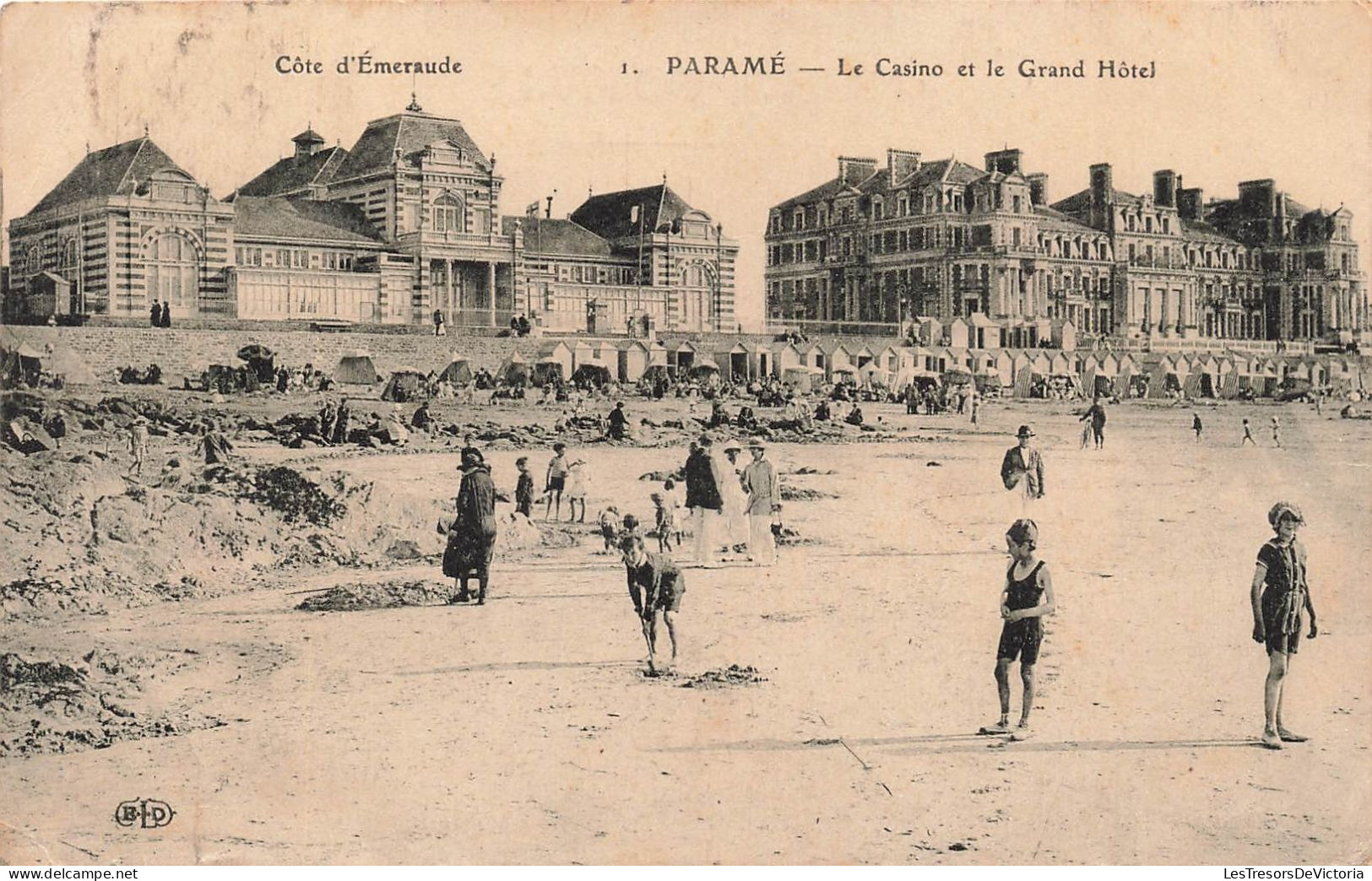 FRANCE - Paramé - Vue Sur Le Casino Et Le Grand Hôtel - Animé - Carte Postale Ancienne - Parame