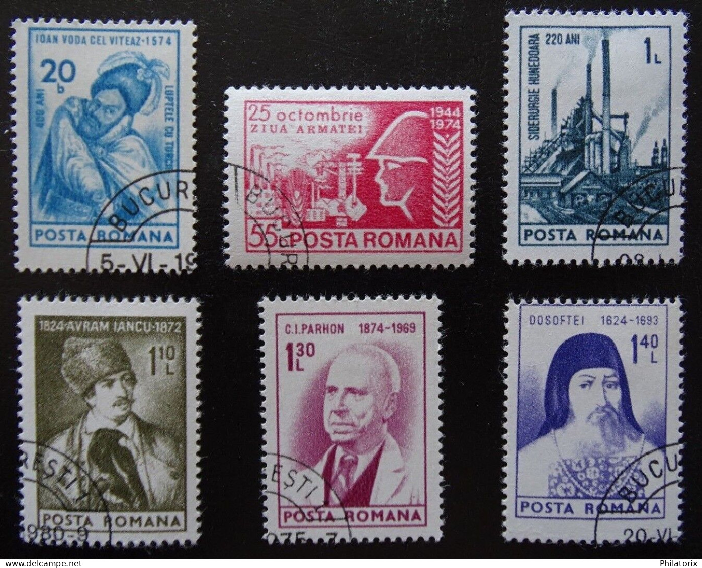 Rumänien Mi 3212-3217 , Sc 2504-2509 , Gestempelt - Used Stamps