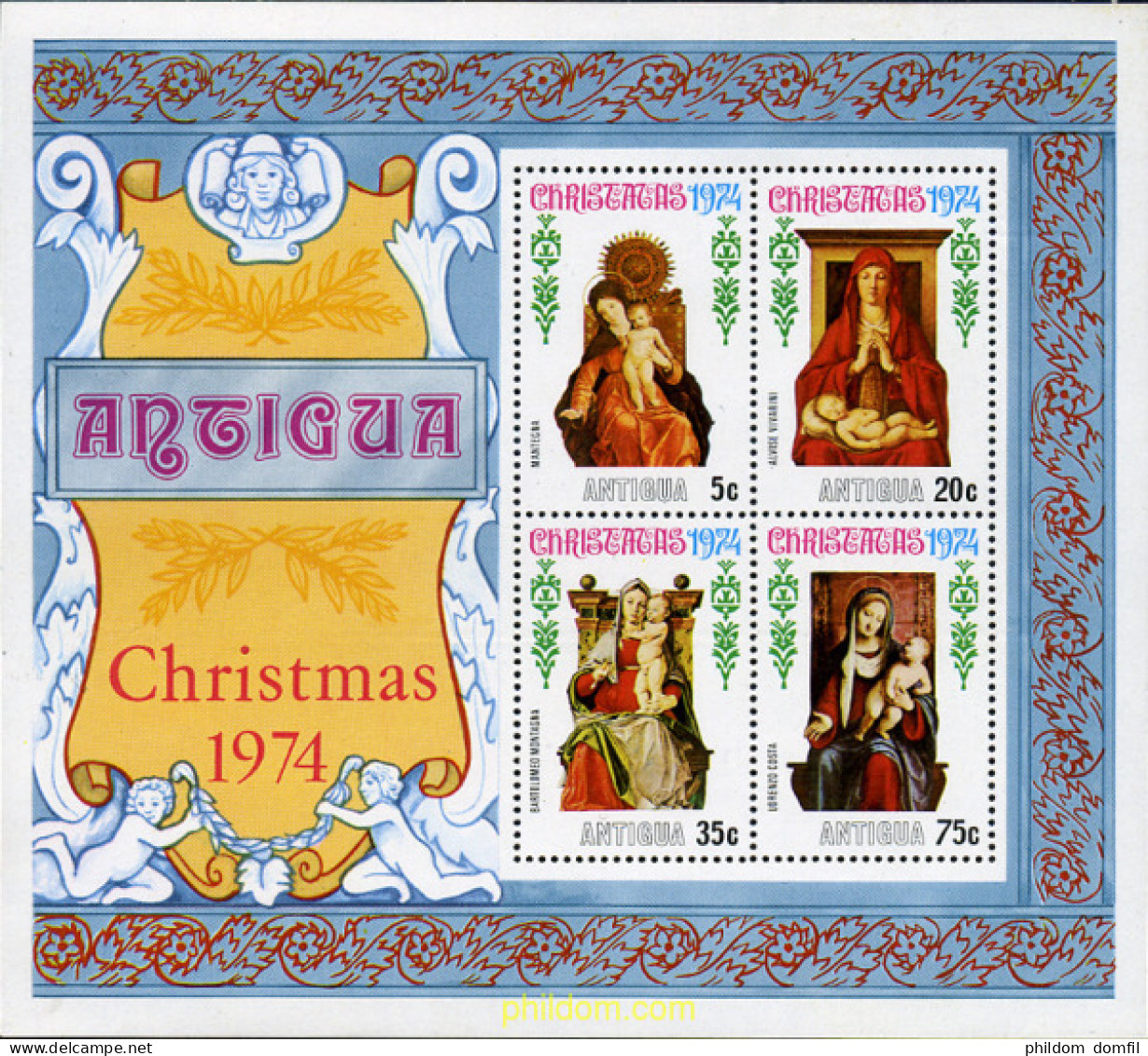 281888 MNH ANTIGUA 1974 NAVIDAD - Other & Unclassified