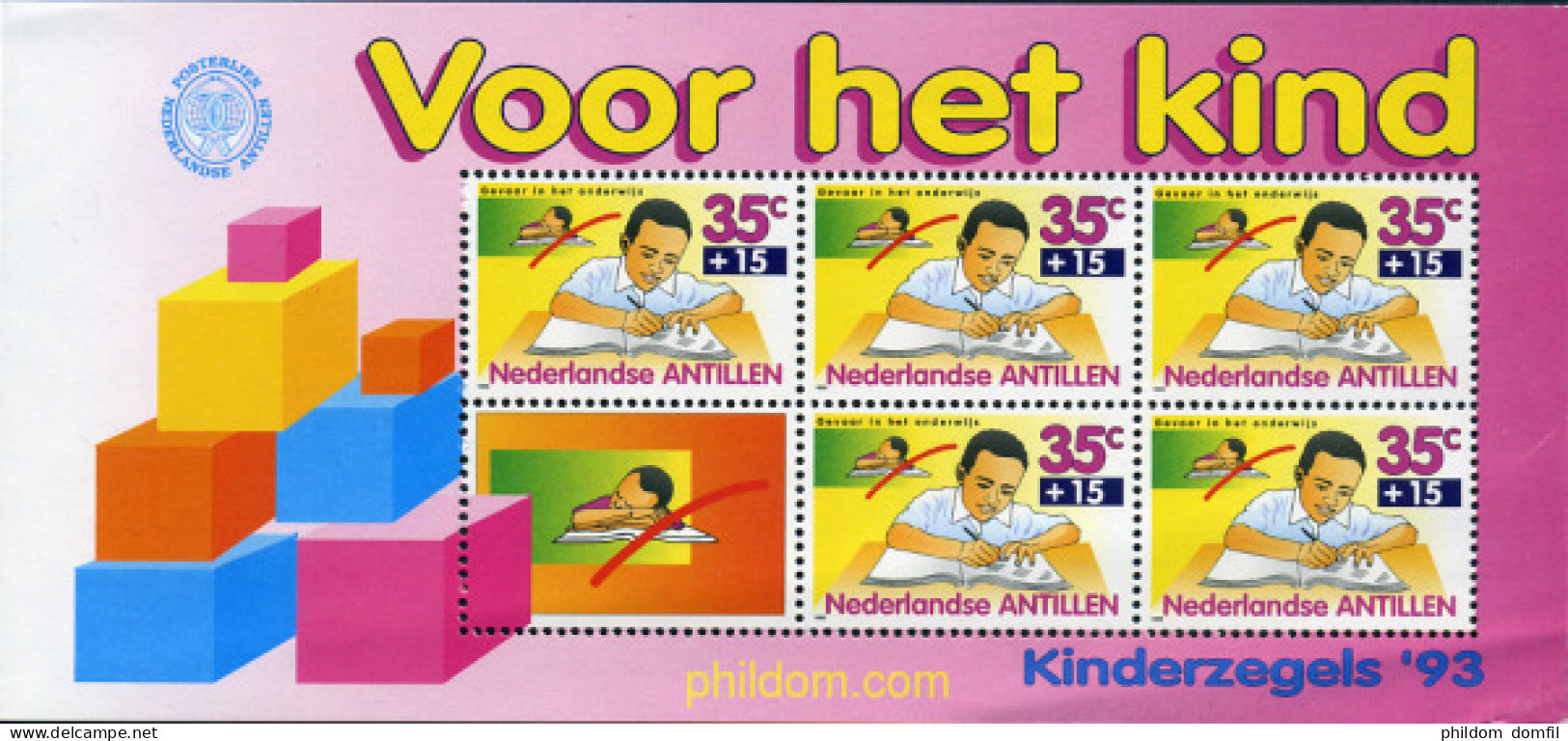 281996 MNH ANTILLAS HOLANDESAS 1993 PRO JUVENTUD - Antille