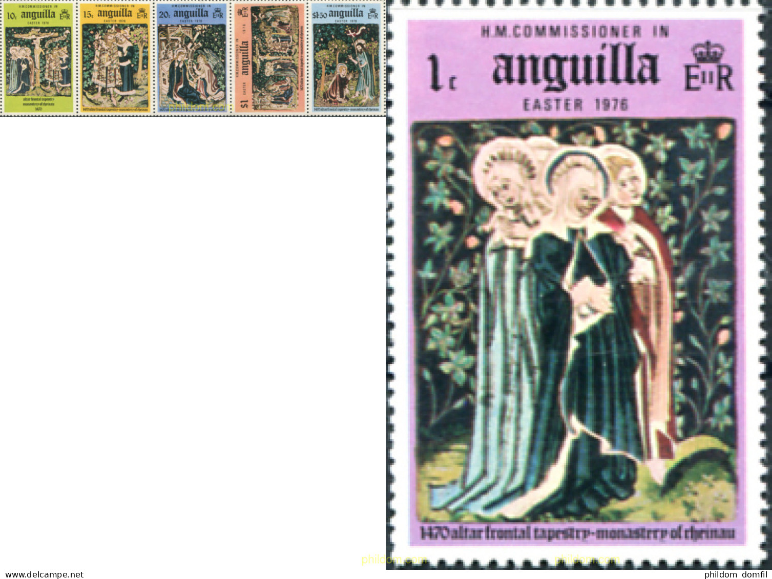 282358 MNH ANGUILLA 1976 PASCUA - Anguilla (1968-...)