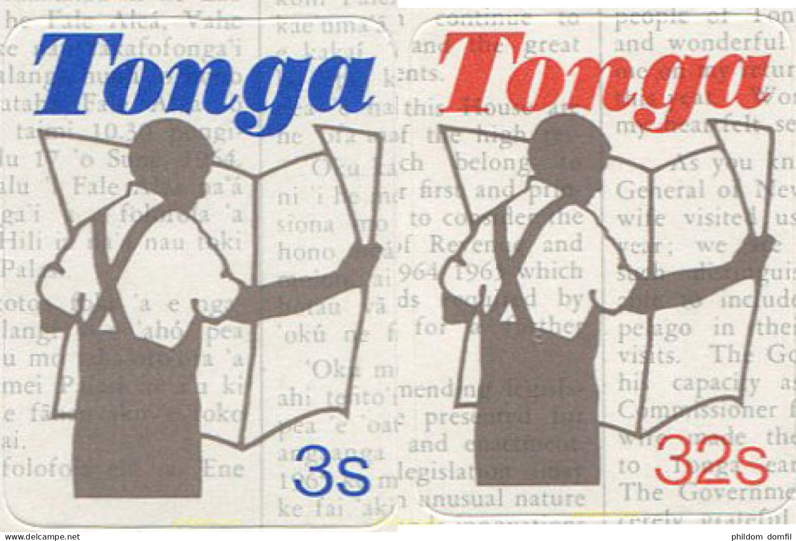 695916 MNH TONGA 1984 20 ANIVERSARIO DEL PERIODICO "TONGA CHRONICLE" - Tonga (1970-...)