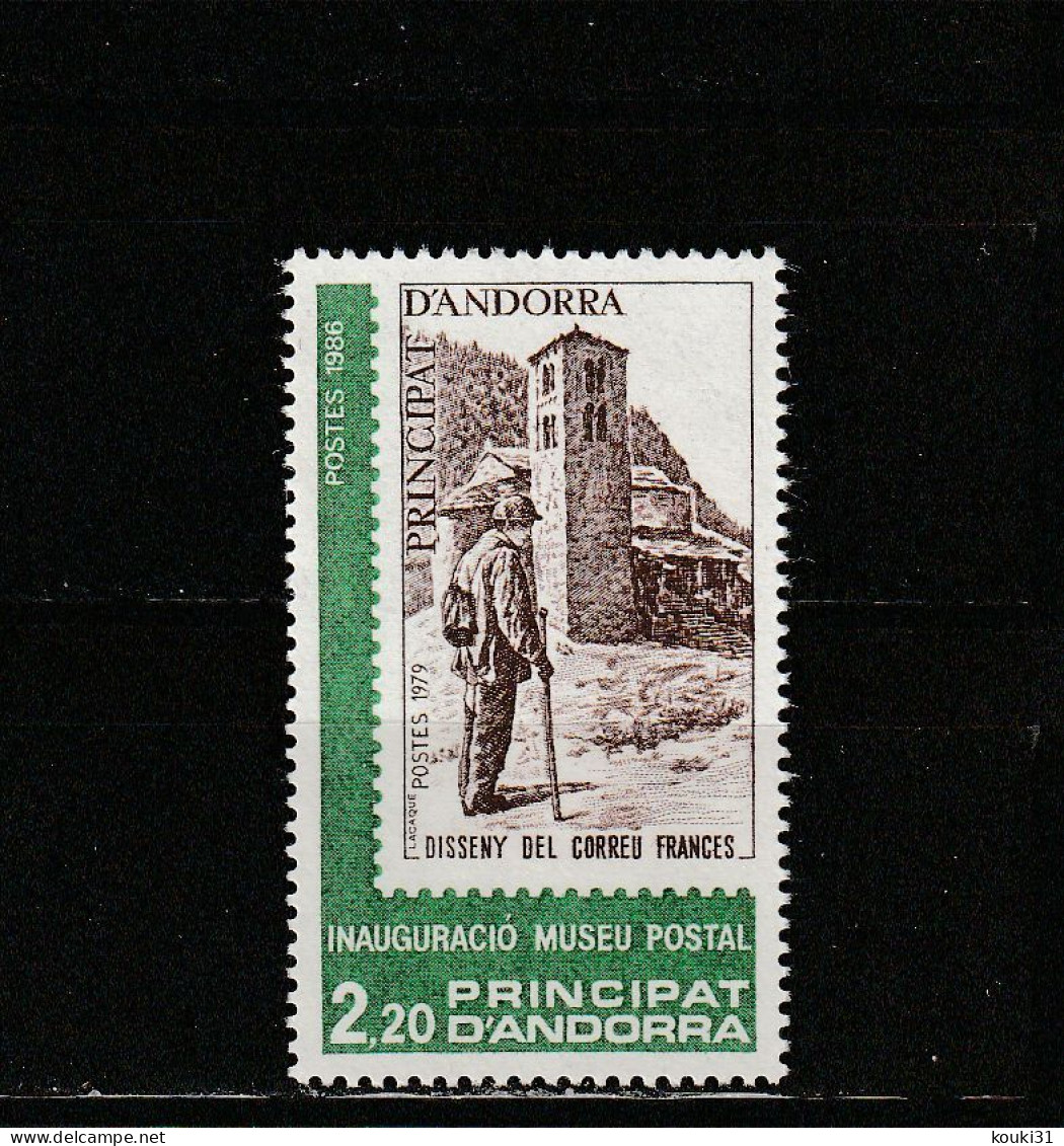 Andorre YT 345 ** : Musée Postal , Timbre Sur Timbre - 1986 - Nuevos
