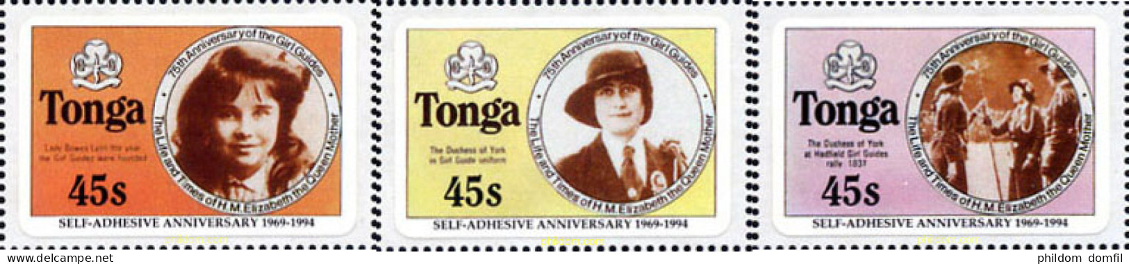 695918 MNH TONGA 1994 25 ANIVERSARIO DEL PRIMER SELLO ADHESIVO DE TONGA - Tonga (1970-...)