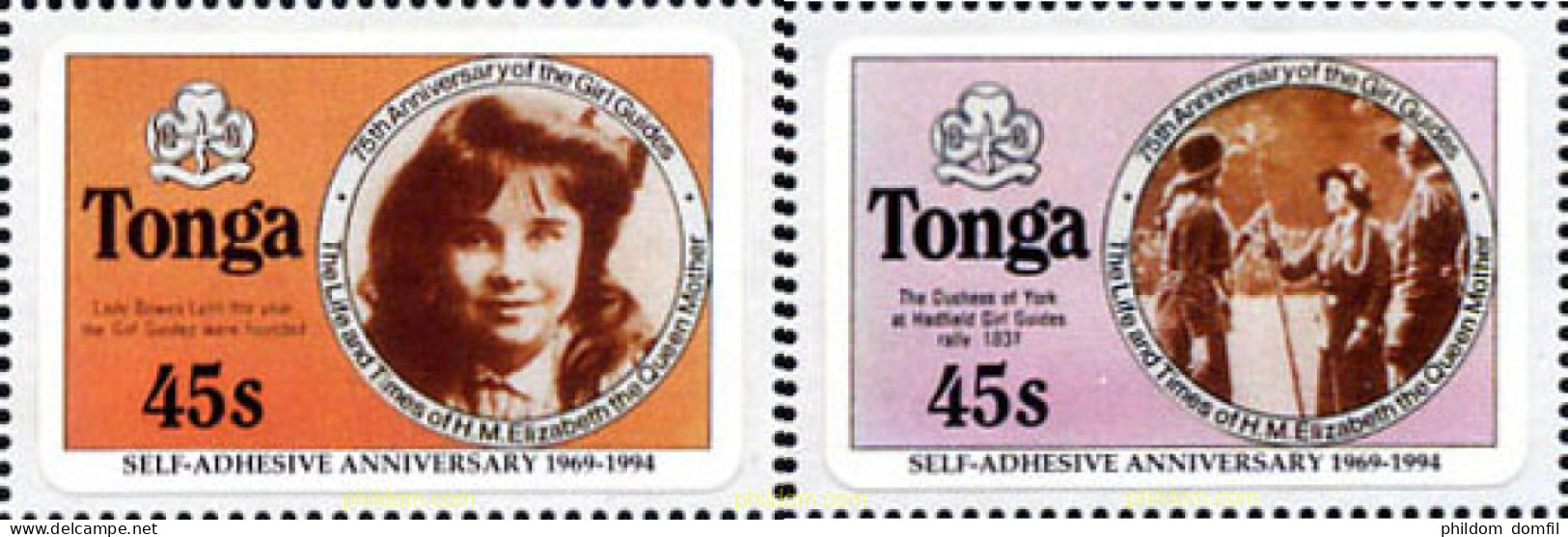 695919 MNH TONGA 1994 25 ANIVERSARIO DEL PRIMER SELLO ADHESIVO DE TONGA - Tonga (1970-...)