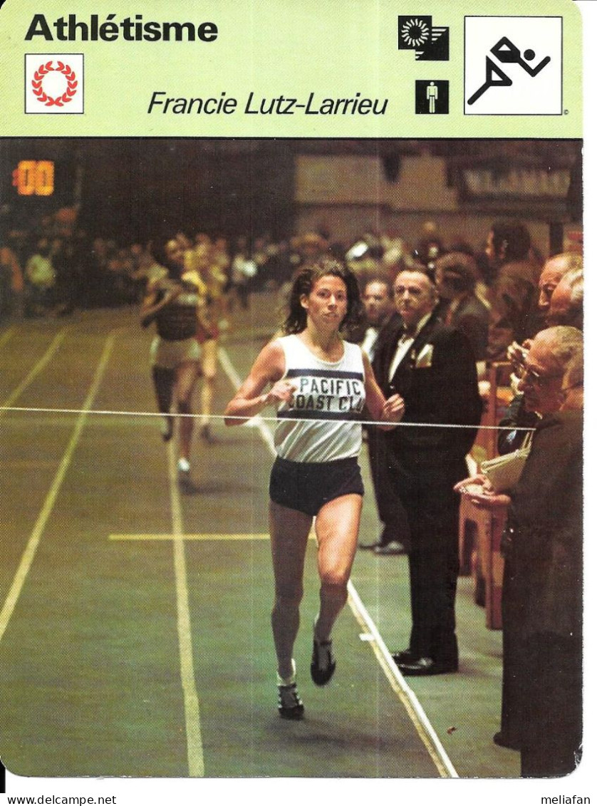 GF1883 - SPORTCASTER - FRANCIE LUTZ-LARRIEU - WILMA RUDOLPH - WYNOMIA TYUS -GEORGE WOODS - AL FEUERBACH - MAC WILKINS - - Leichtathletik