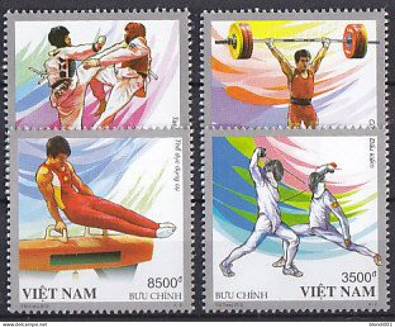 Olympics 2012 - Fencing - VIETNAM - Set MNH - Eté 2012: Londres