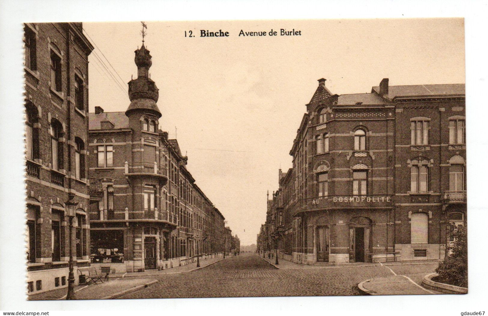 BINCHE (HAINAUT) - AVENUE DE BURLET - Binche