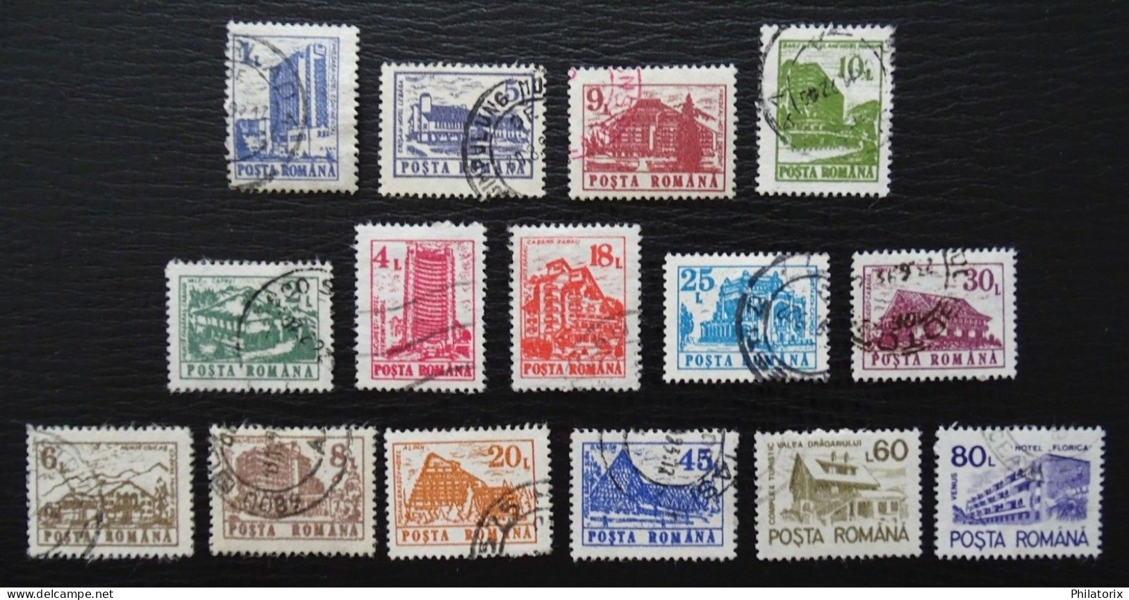 Rumänien Mi 4710-4715 + 4702-4706 + 4667-4670, Sc 3664-3678 , Gestempelt - Used Stamps