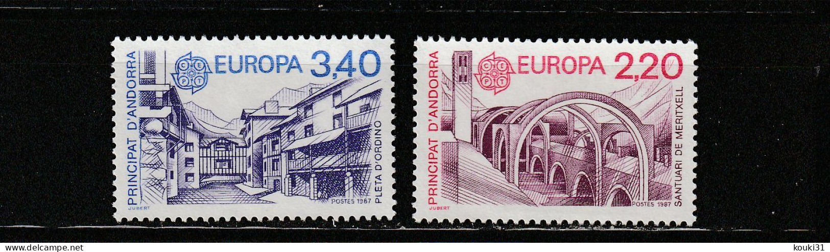 Andorre YT 358/9 ** : Europa - 1987 - Nuevos