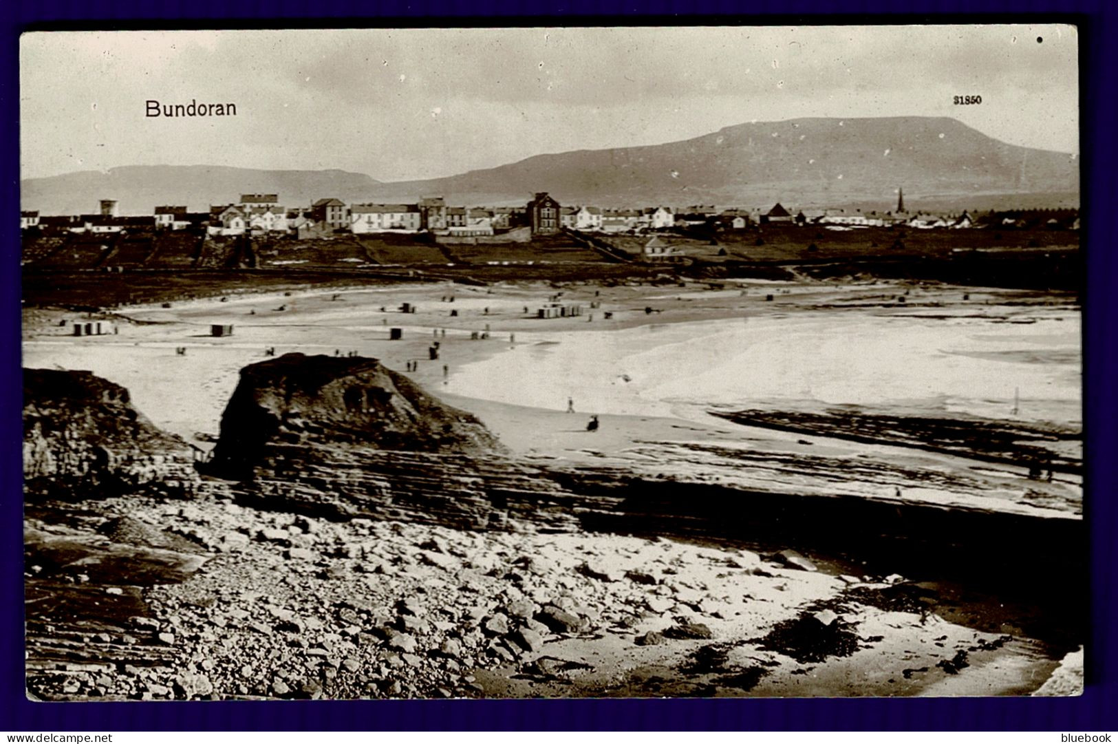 Ref 1633 - Early Real Photo Postcard - Bundoran County Donegal Ireland - Donegal