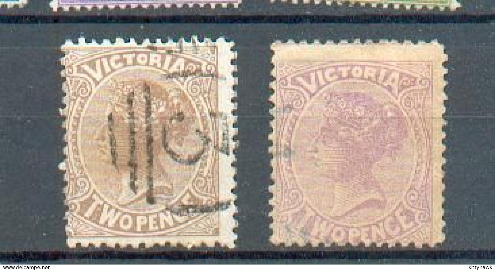 B 200 - VICTORIA - YT 76 - 77 ° Obli - Used Stamps