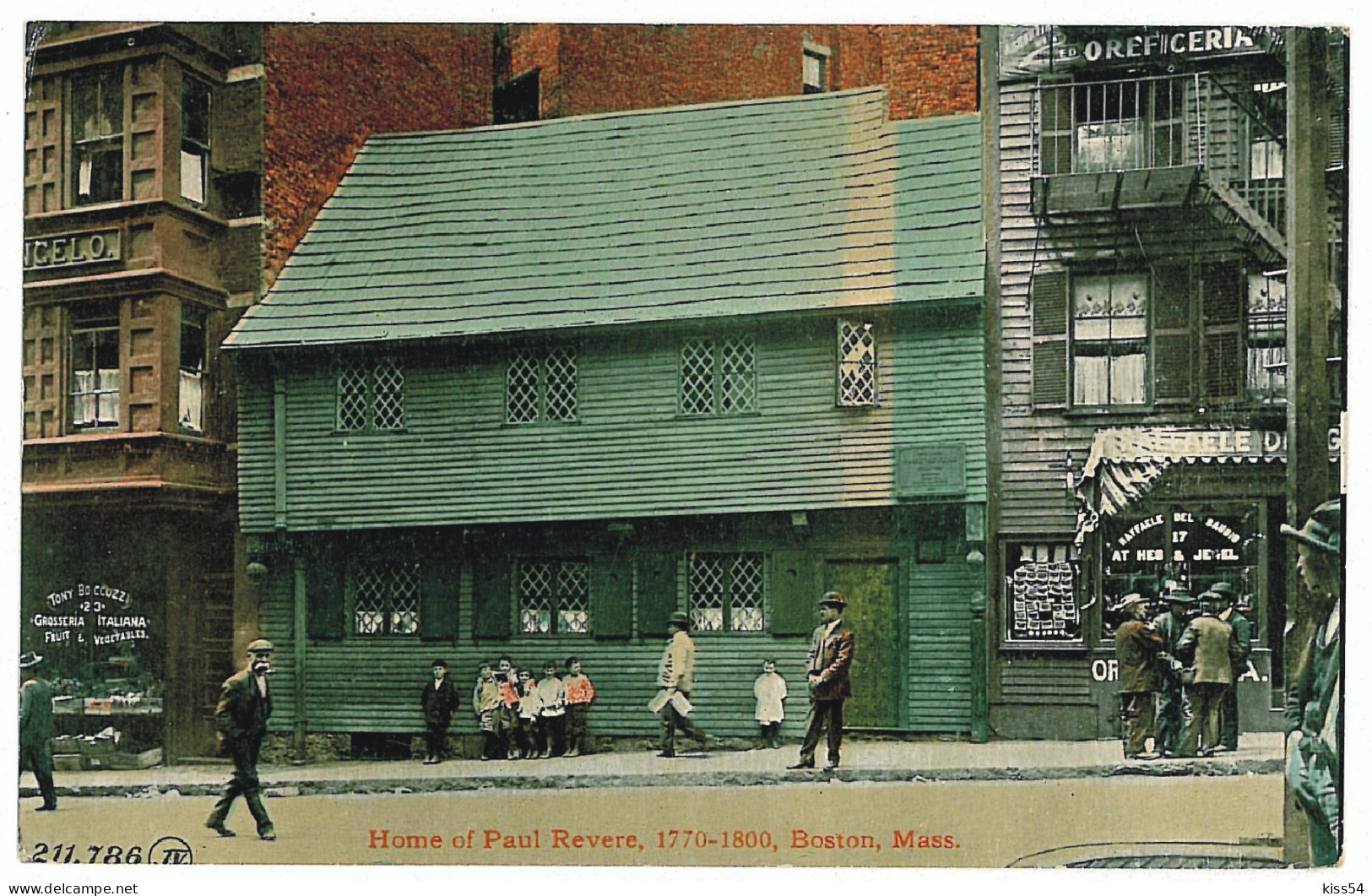 US 19 - 6043 BOSTON, USA, Home Of Paul Revere - Old Postcard - Unused - Boston