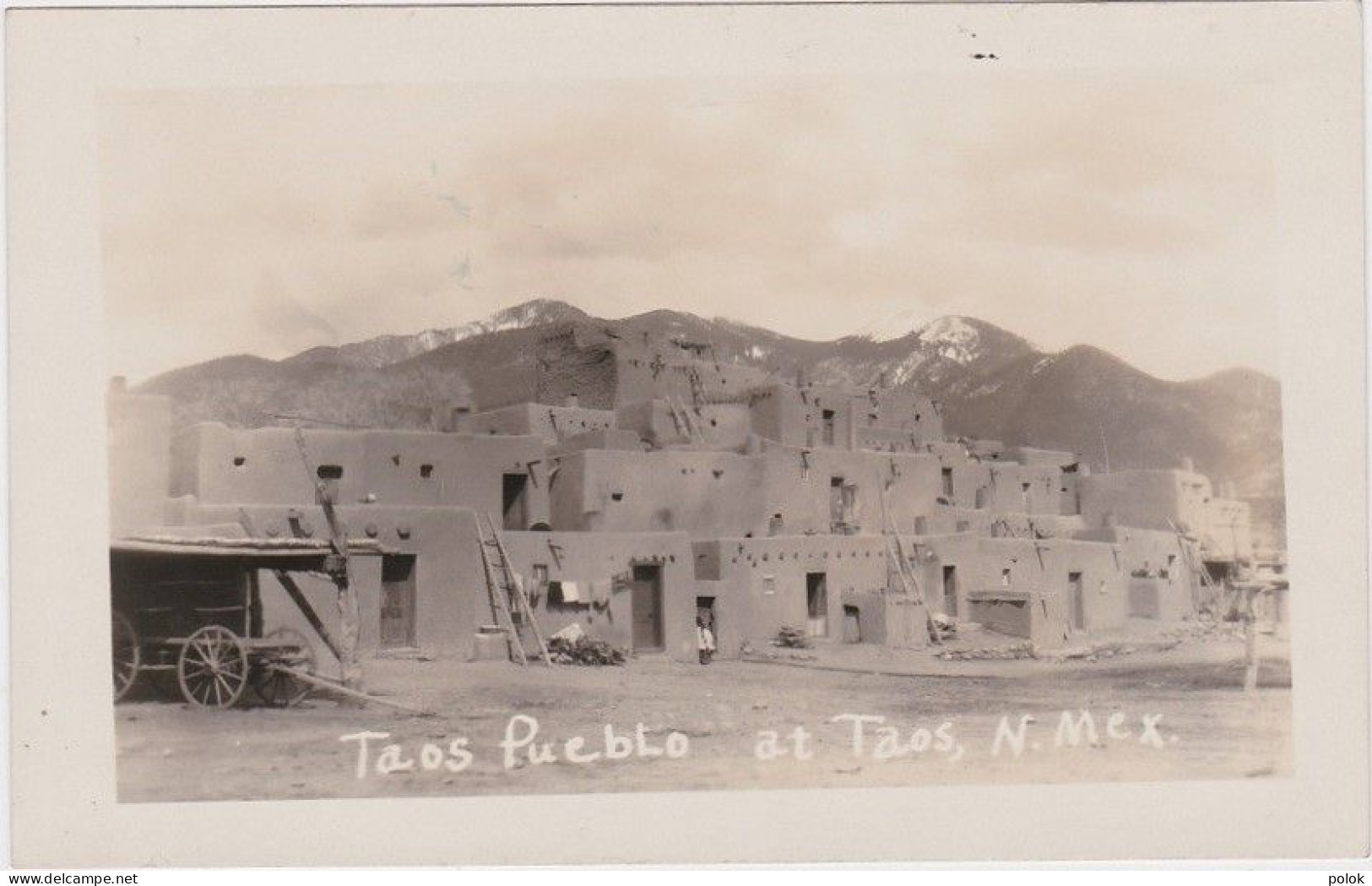 Cn – Cpa Taos Pueblo At TAOS, New Mexico - Sonstige & Ohne Zuordnung