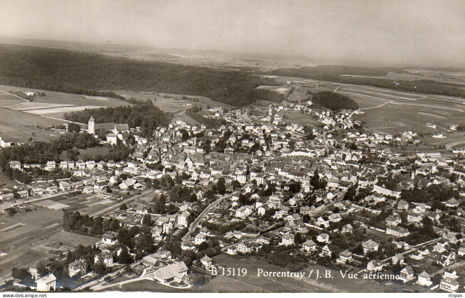 (Suisse) PORRENTRUY Vue Aérienne B 15119 (e) - Porrentruy