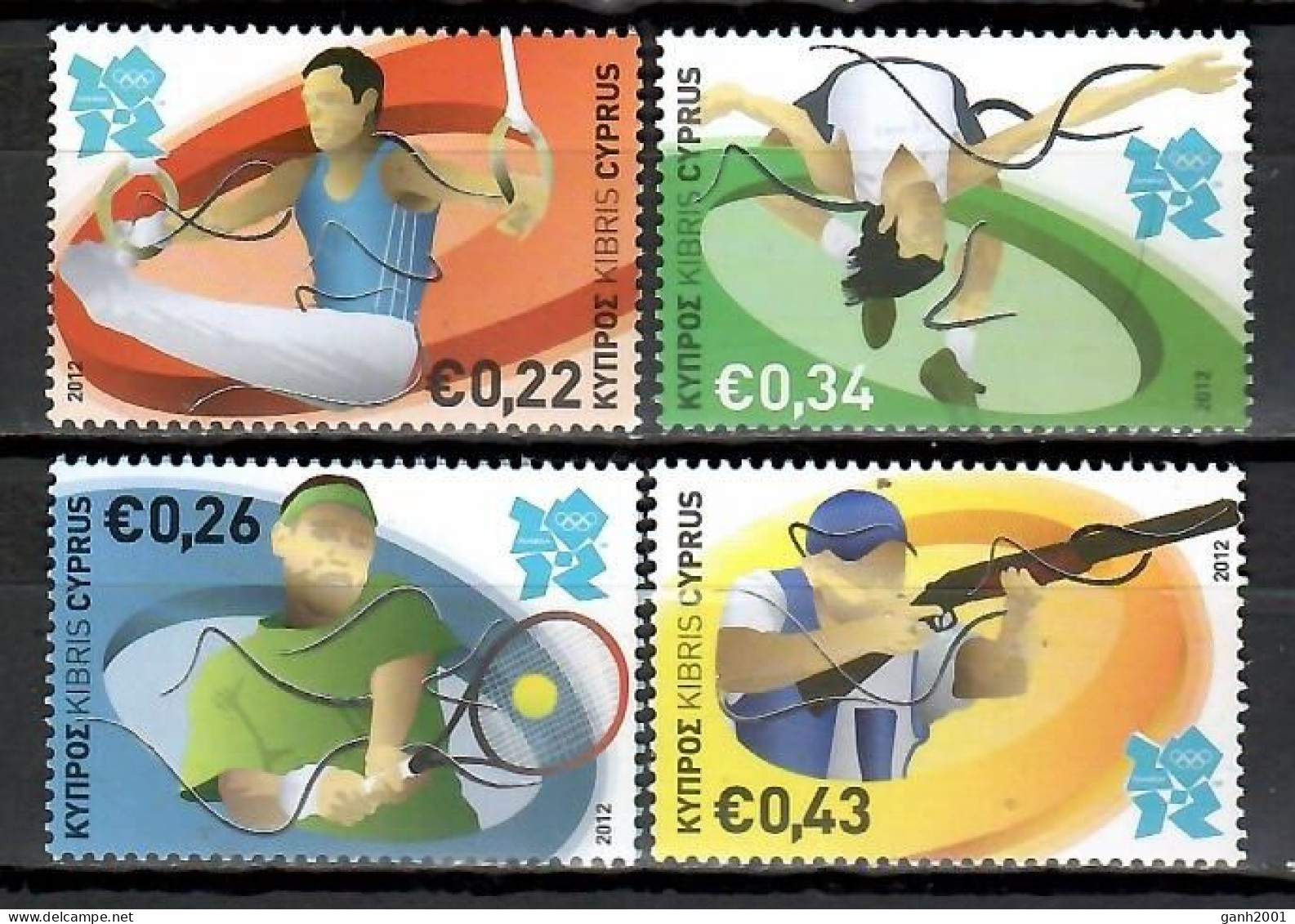 Cyprus 2012 Chipre / Olympic Games London MNH Juegos Olímpicos Londres Olympische Spiele / Cu10923  C5-28 - Eté 2012: Londres