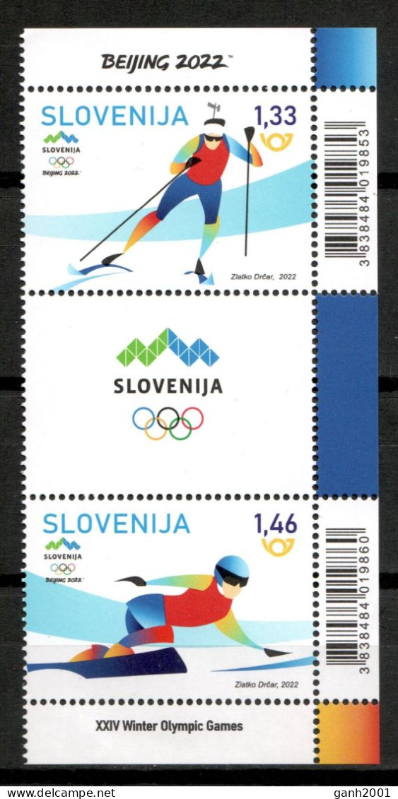 Slovenia 2022 Eslovenia / Winter Olympic Games Beijing MNH Juegos Olímpicos Pekín Olympische Spiele / Ic56  2-17 - Winter 2022: Beijing