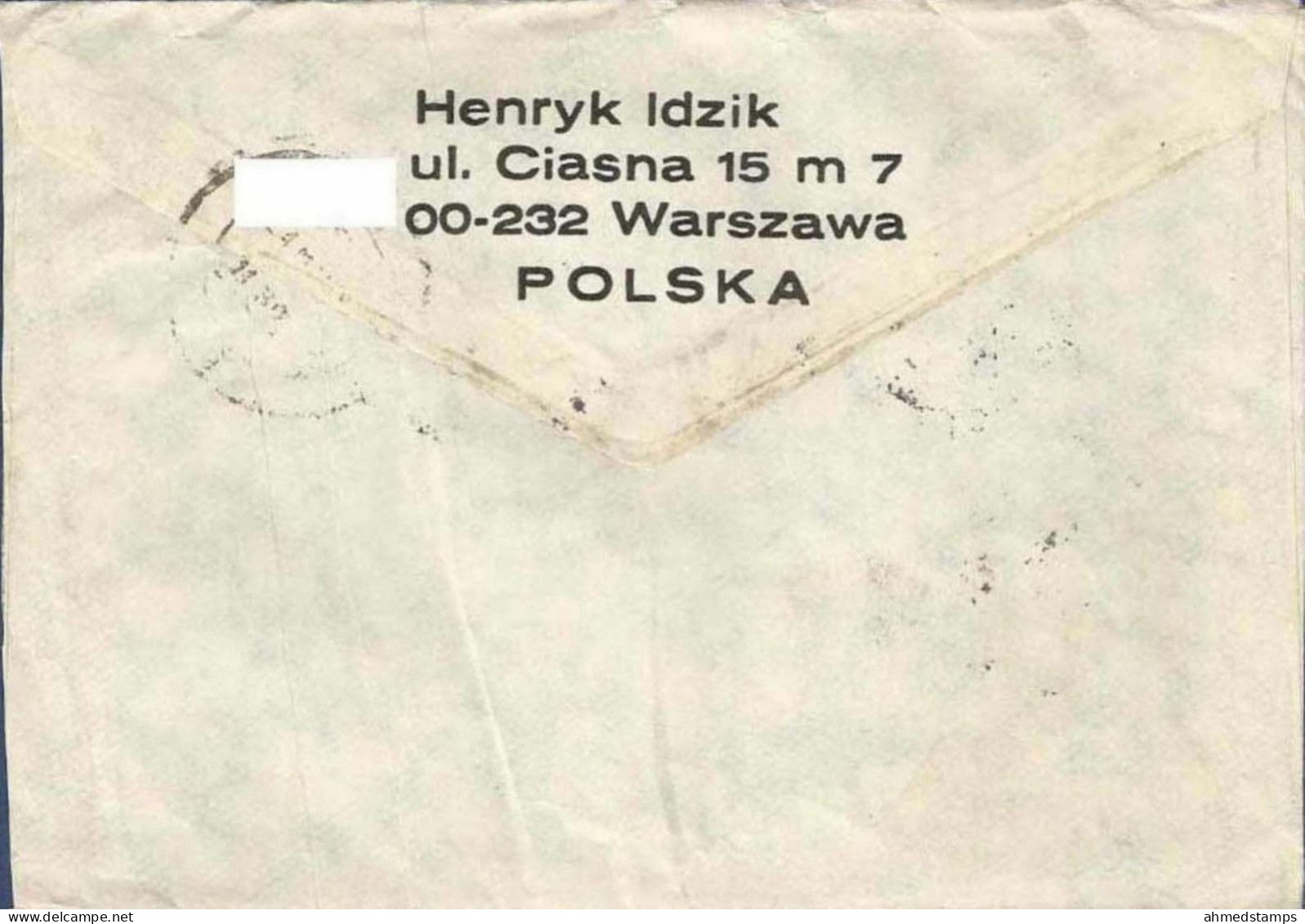 POLAND POSTAL USED AIRMAIL COVER TO PAKISTAN OLYMPICS GAMES OLYMPIC SPORTS RACE - Unclassified