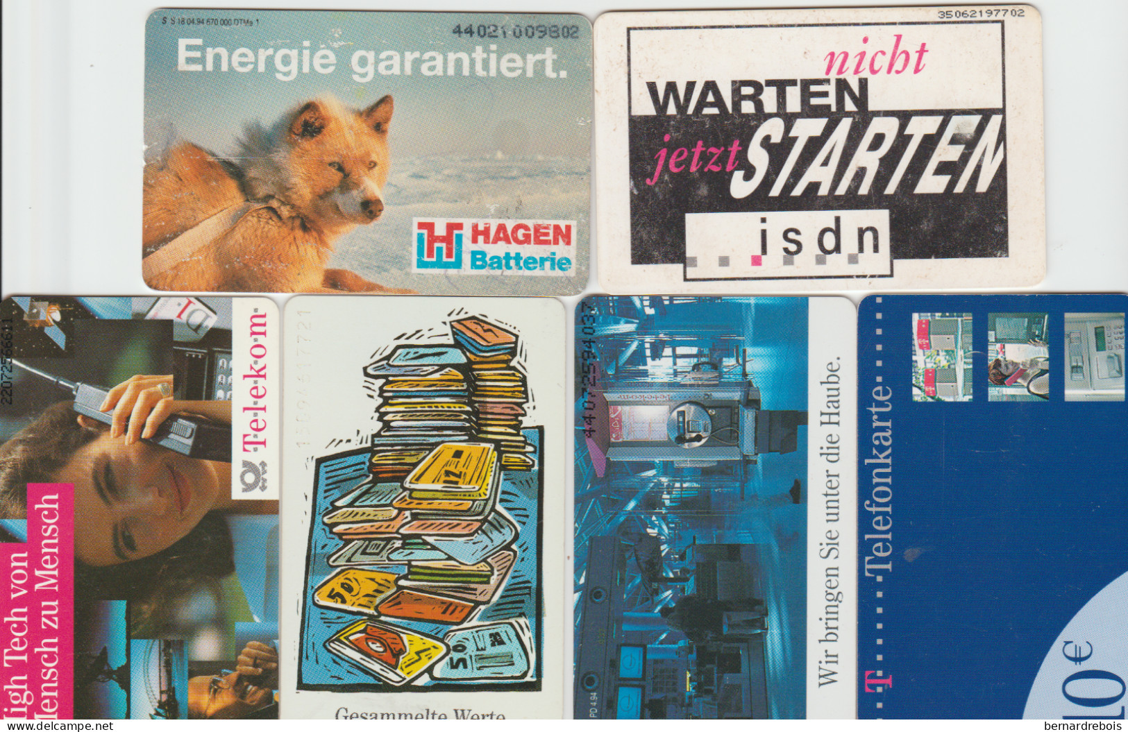 TC46 - 6 CARTES A PUCE D'ALLEMAGNE Pour 1 € - Collections