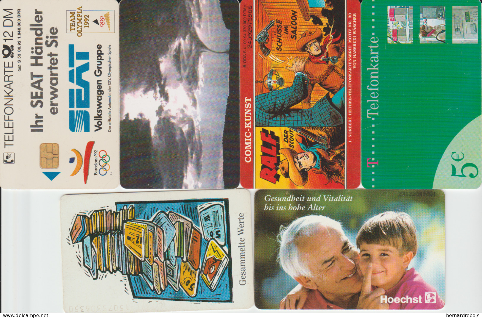 TC46 - 6 CARTES A PUCE D'ALLEMAGNE Pour 1 € - Collections