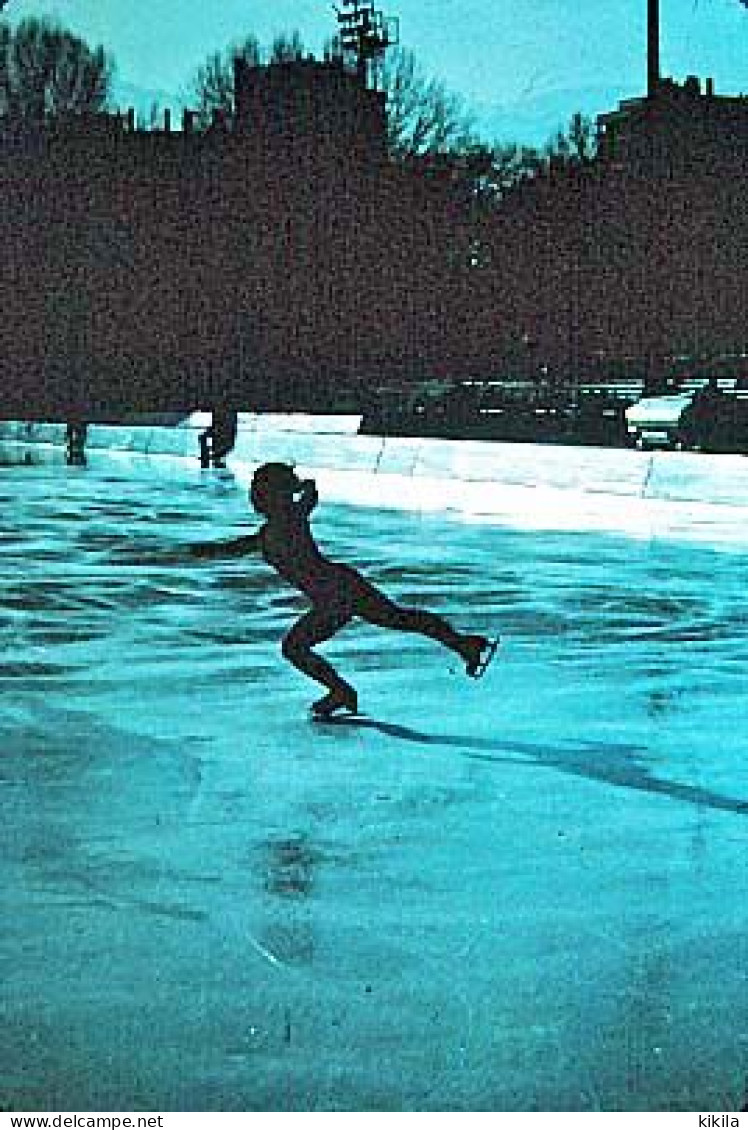 Diapositive Diapo Jeux Olympiques D'Hiver GRENOBLE 1968  Patinage Artistique Peggy Fleming (?) à L'entrainement - Diapositives