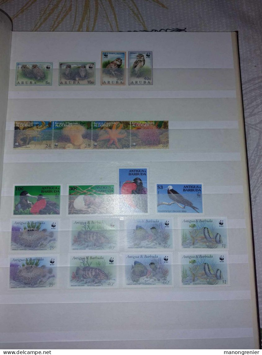 Collection Sur Les Thèmes W.W.F Avec Fdc Des émissions - Collections, Lots & Series