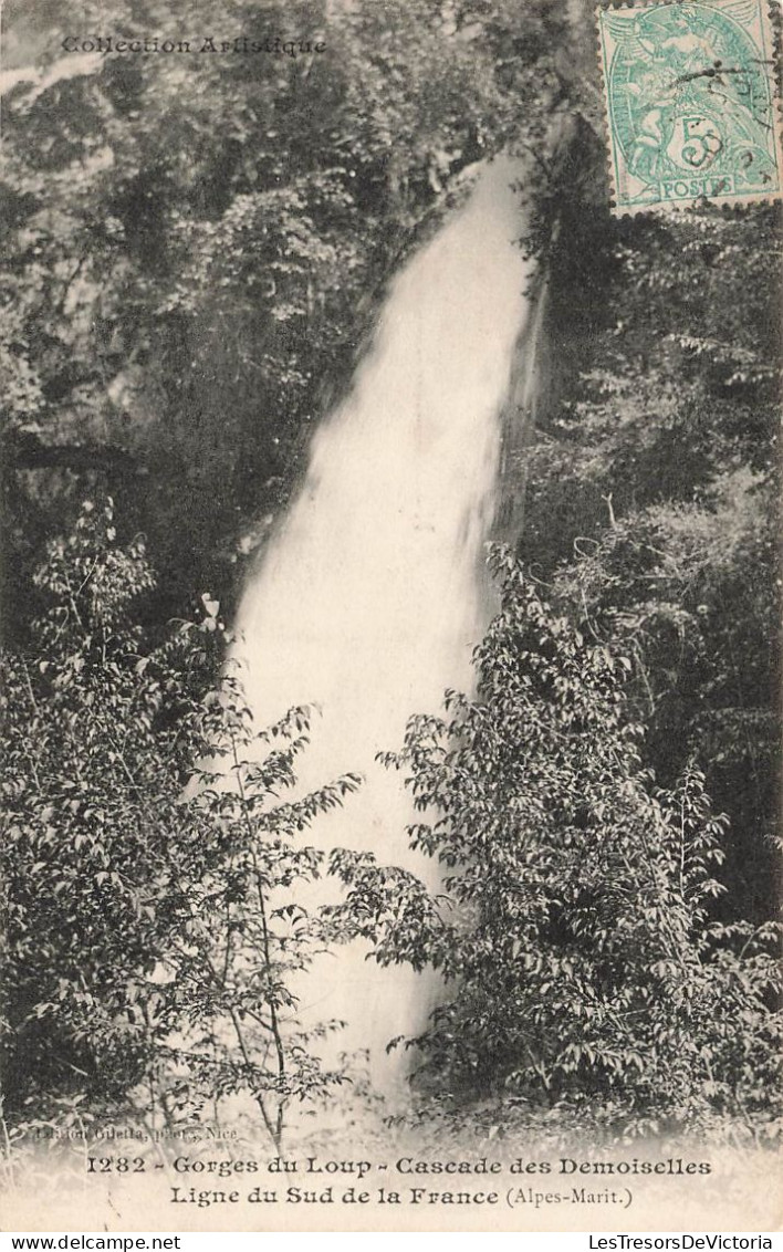 FRANCE - Gorges Du Loup - Cascade Des Demoiselles - Ligne Du Sud De La France - Carte Postale Ancienne - Other & Unclassified