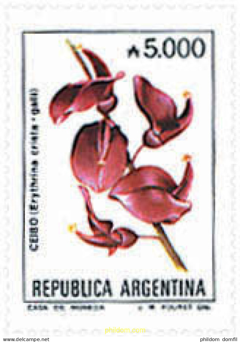 716938 MNH ARGENTINA 1990 FLORES - Ongebruikt