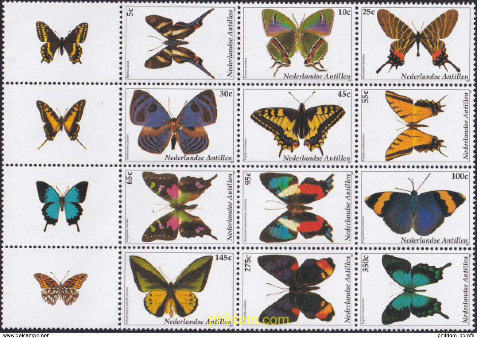 723177 MNH ANTILLAS HOLANDESAS 2003 MARIPOSAS - Antilles