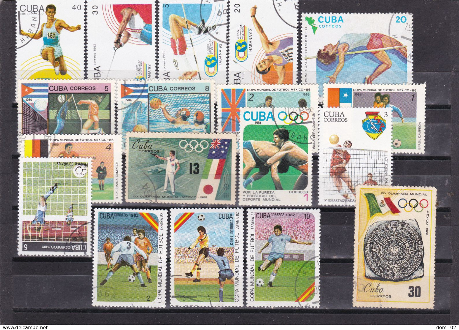 LOT 31 TIMBRES OBLITERES THEME SPORTS - Collections, Lots & Séries
