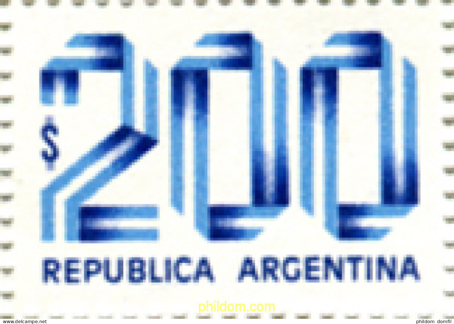 724598 MNH ARGENTINA 1978 MONUMENTOS Y CIFRAS - Nuevos