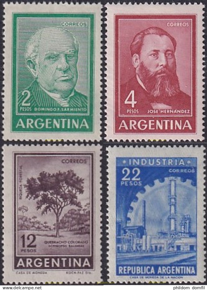 724758 MNH ARGENTINA 1964 PERSONAJES Y VISTAS - Unused Stamps