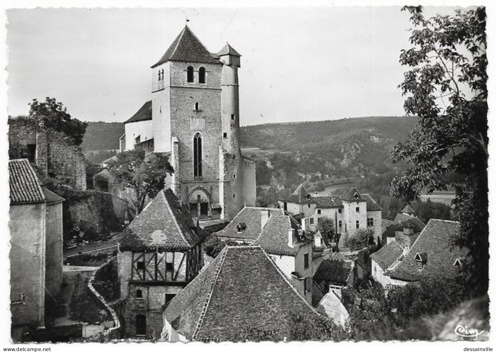 SAINT CIRQ LAPOPIE - L'église - Saint-Cirq-Lapopie