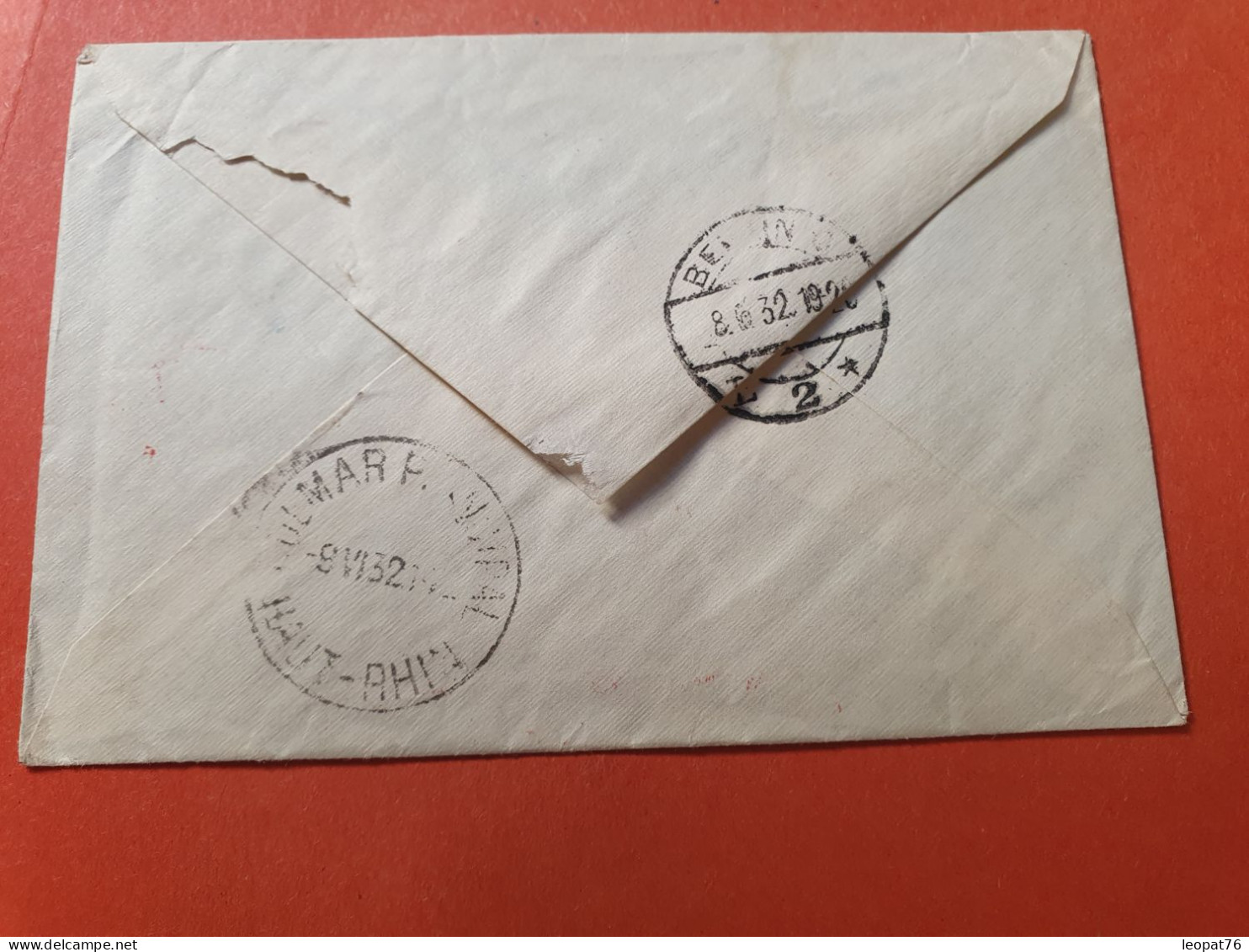 URSS -Enveloppe En Recommandé De Moscou Pour Colmar En 1932 Par Avion Via Berlin - Ref 3403 - Cartas & Documentos
