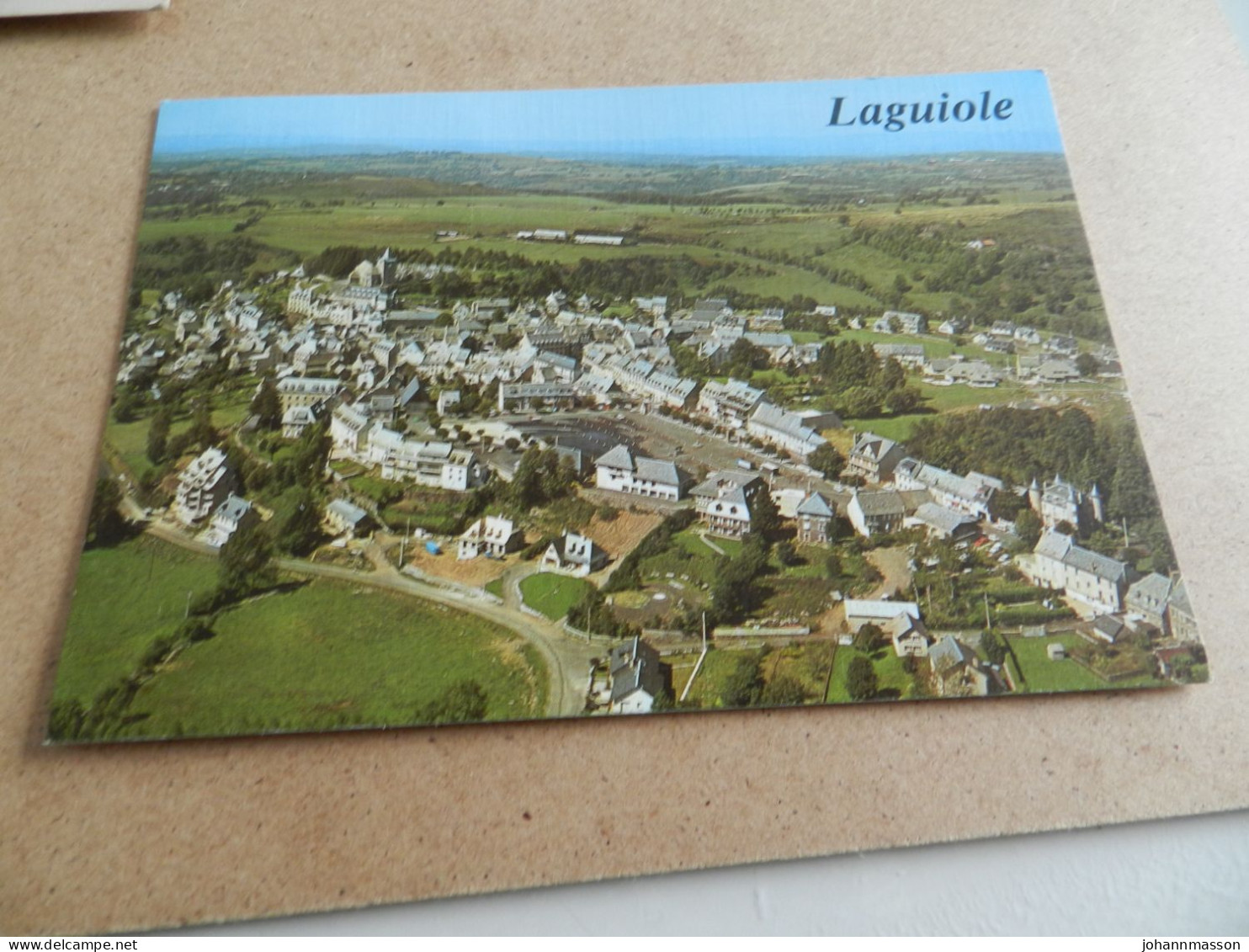 Cp  Laguiole  Vue Générale  Aérienne - Laguiole