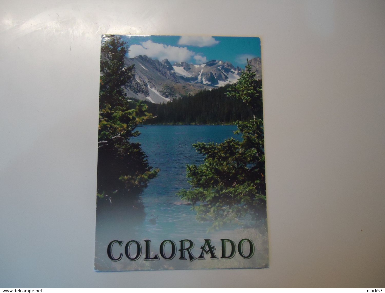 UNITED STATES USA  POSTCARDS COLORADO STAMPS BIRDS FRUIT - Other & Unclassified