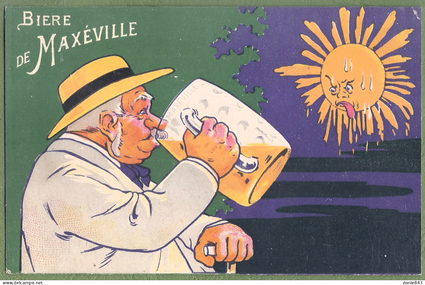 CPA Fantaisie Publicitaire- MEURTHE ET MOSELLE - BIERE DE  MAXEVILLE - Grandes Brasseries De Maxeville - Maxeville