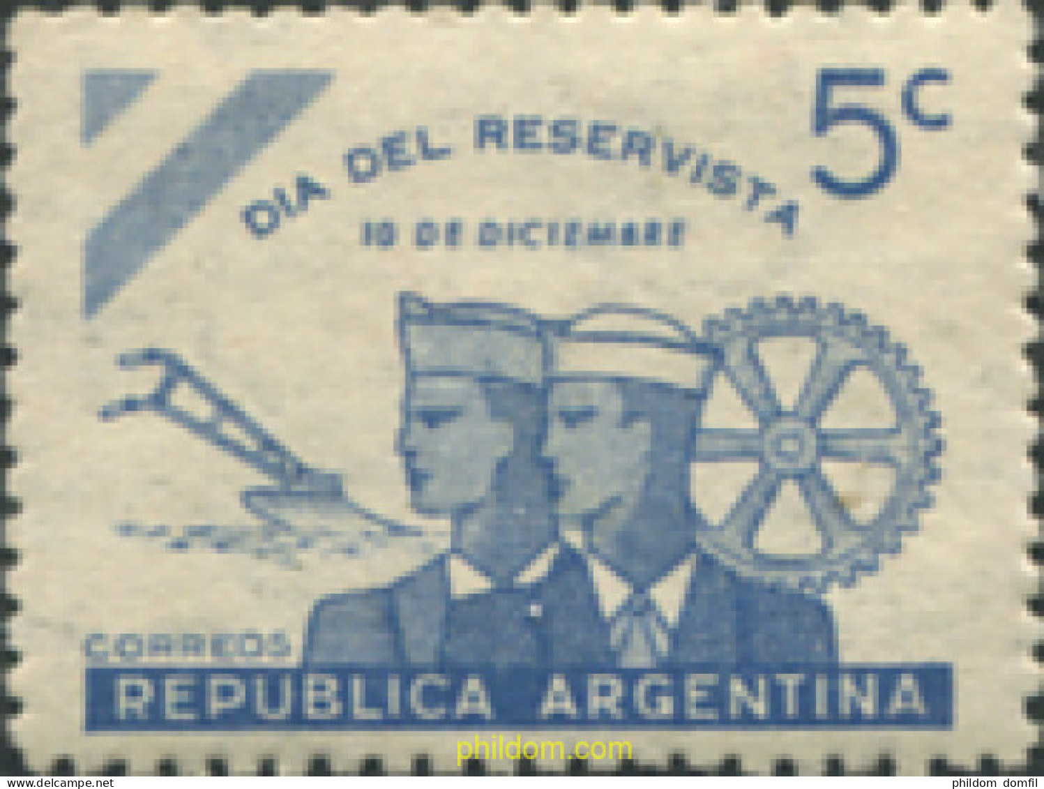 725565 MNH ARGENTINA 1944 DIA DEL RESERVISTA - Nuevos