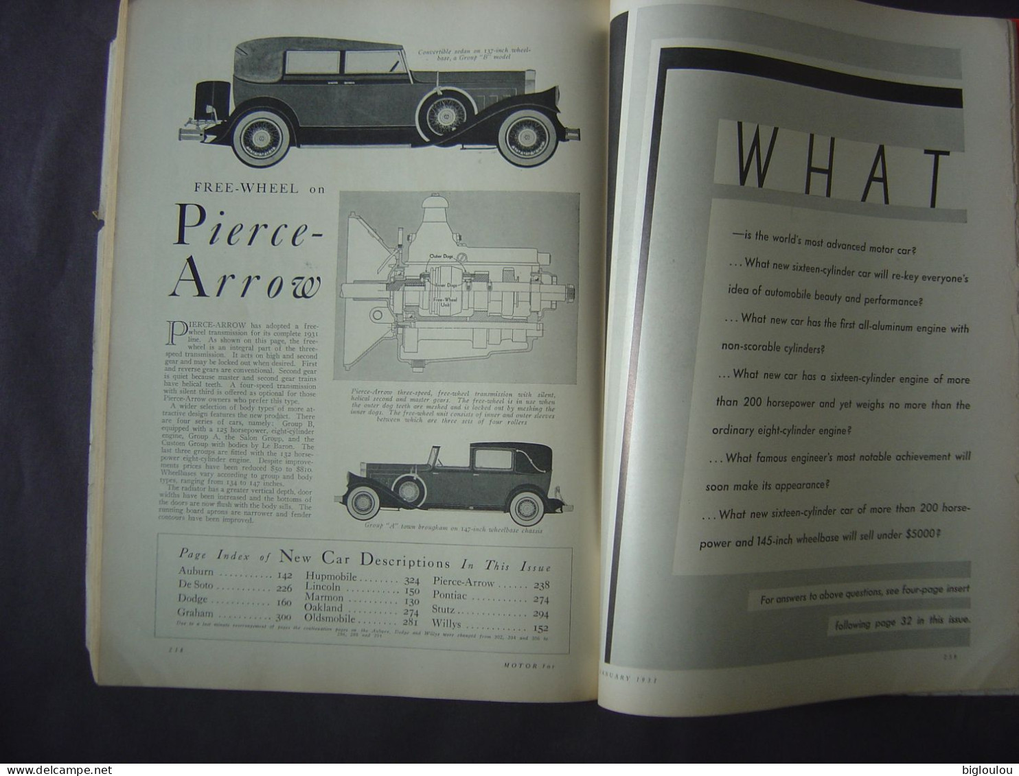 AUTOMOBILIA - MOTOR - ANNUAL SHOW NUMBER - 1931 - NUMERO SPECIAL - SALON AUTO - 350 PAGES - Transports