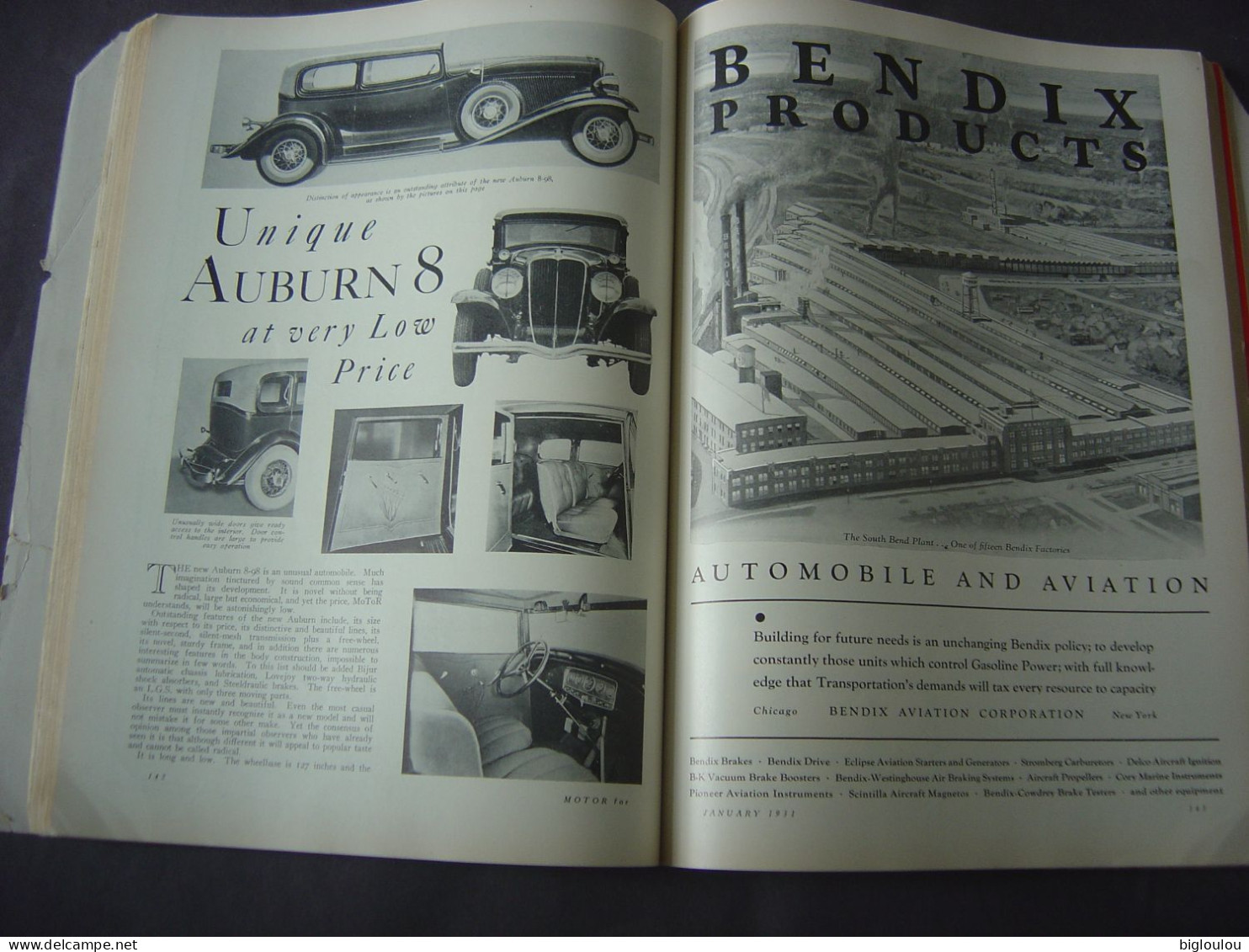 AUTOMOBILIA - MOTOR - ANNUAL SHOW NUMBER - 1931 - NUMERO SPECIAL - SALON AUTO - 350 PAGES - Transport