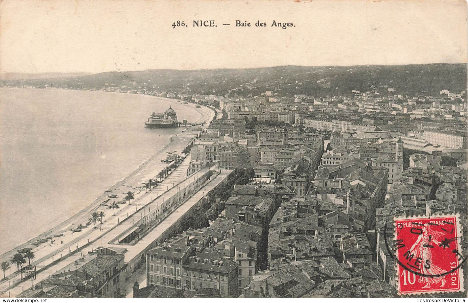 FRANCE - Nice - Vue Générale De La Baie Des Anges - Carte Postale Ancienne - Multi-vues, Vues Panoramiques