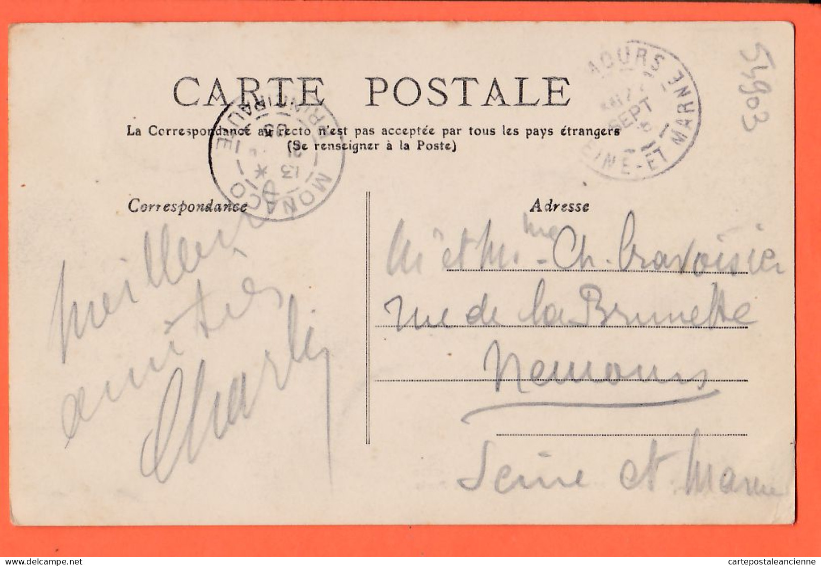 28796 / ⭐ MONTE-CARLO Monaco Le CAFE De PARIS 1905 à CRAVOISIER Neumours MTIL 350 - Wirtschaften & Restaurants