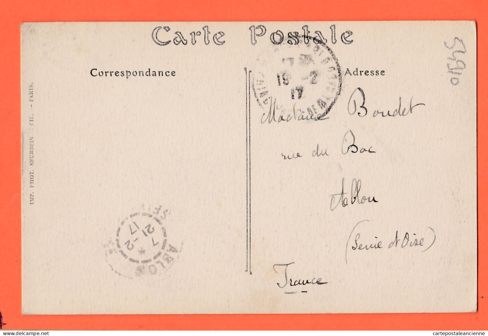 28819 / ⭐ MONTE-CARLO Monaco Vue Sur La CONDAMINE Et Le Rocher 1917 à BOUDET Rue Du Bac Ablon NEURDEIN Photo 1023 - La Condamine