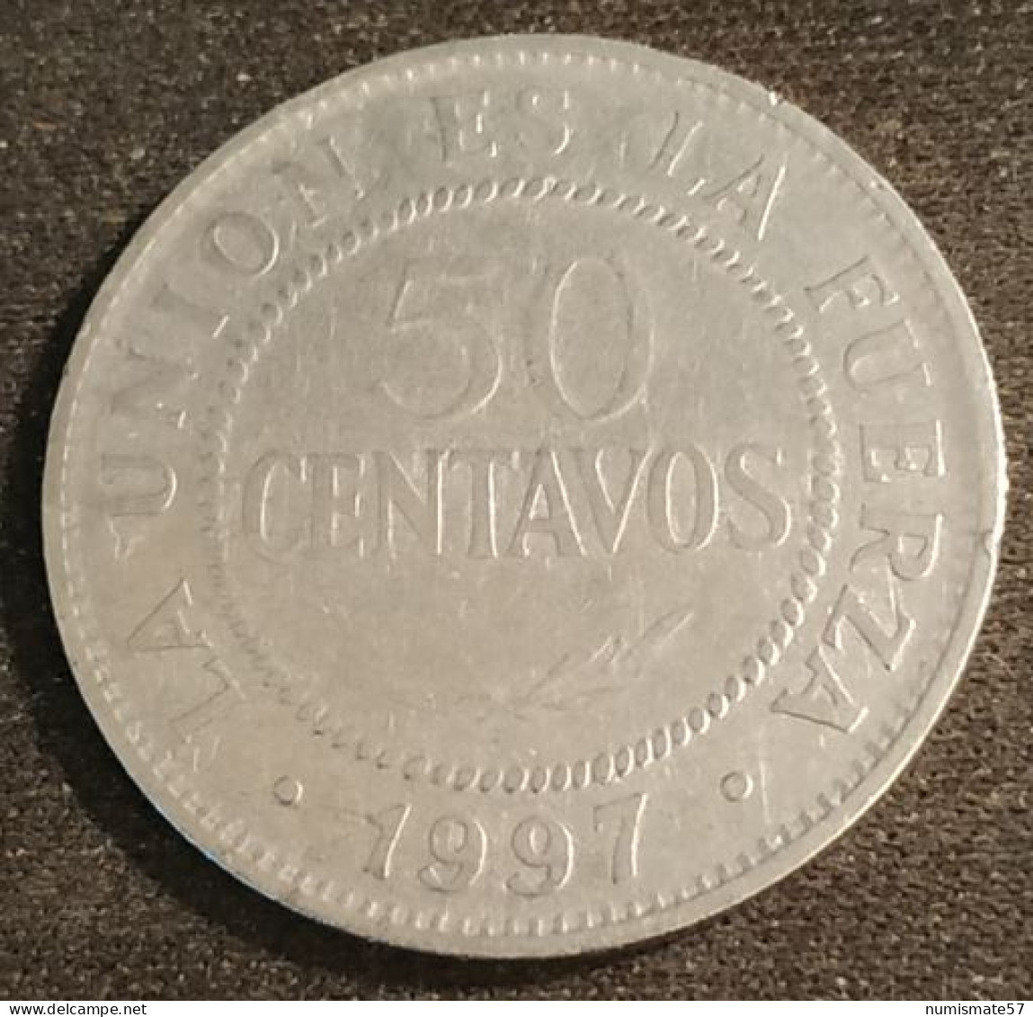 BOLIVIE - BOLIVIA - 50 CENTAVOS 1997 - KM 204 - Bolivië