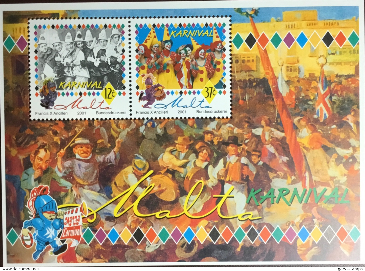 Malta 2001 Carnival Minisheet MNH - Malte